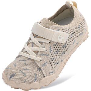 👑Boys Beige Lightweight Hiking Sneaker Anti-Slip Comfortable Sport Shoes